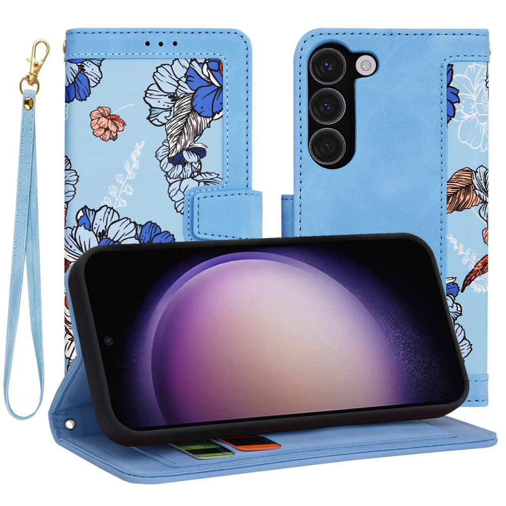 Калъф за Samsung Galaxy S23 S911, Techsuit, FlipCraft, Син