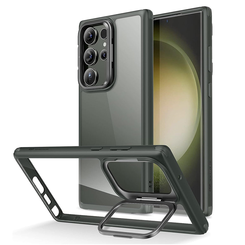 Калъф за Samsung Galaxy S23 Ultra S918, ESR, Classic Kickstand, Прозрачно зелен