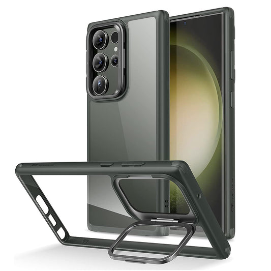 Калъф за Samsung Galaxy S23 Ultra S918, ESR, Classic Kickstand, Прозрачно зелен