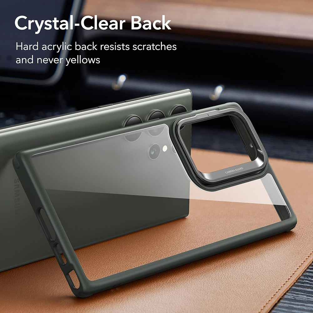Калъф за Samsung Galaxy S23 Ultra S918, ESR, Classic Kickstand, Прозрачно зелен