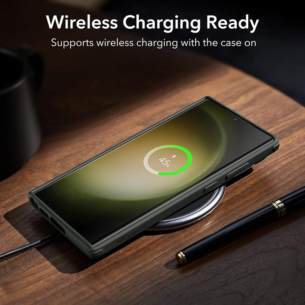 Калъф за Samsung Galaxy S23 Ultra S918, ESR, Classic Kickstand, Прозрачно зелен
