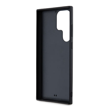 Калъф за Samsung Galaxy S23 Ultra S918, Karl Lagerfeld, 3D Rubber Glitter Logo, Черен