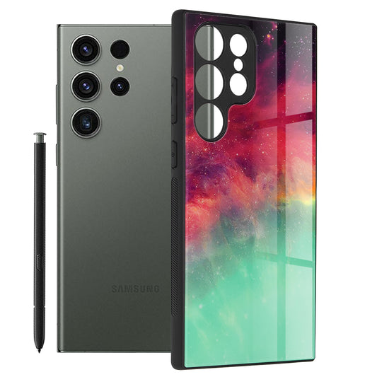 Калъф за Samsung Galaxy S23 Ultra S918, Techsuit, Glaze, Тюркоаз