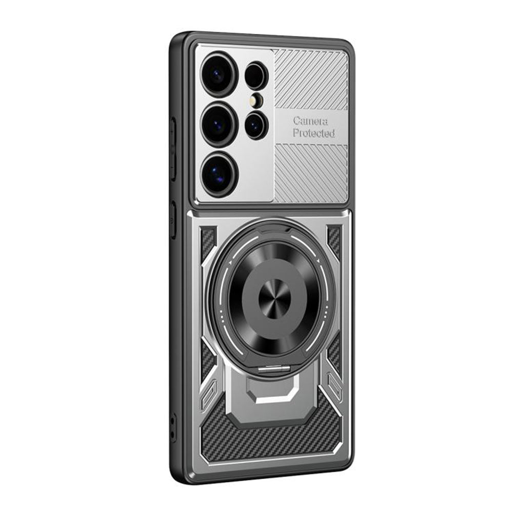 Калъф за Samsung Galaxy S23 Ultra S918, Techsuit, RuggedCam, Сив