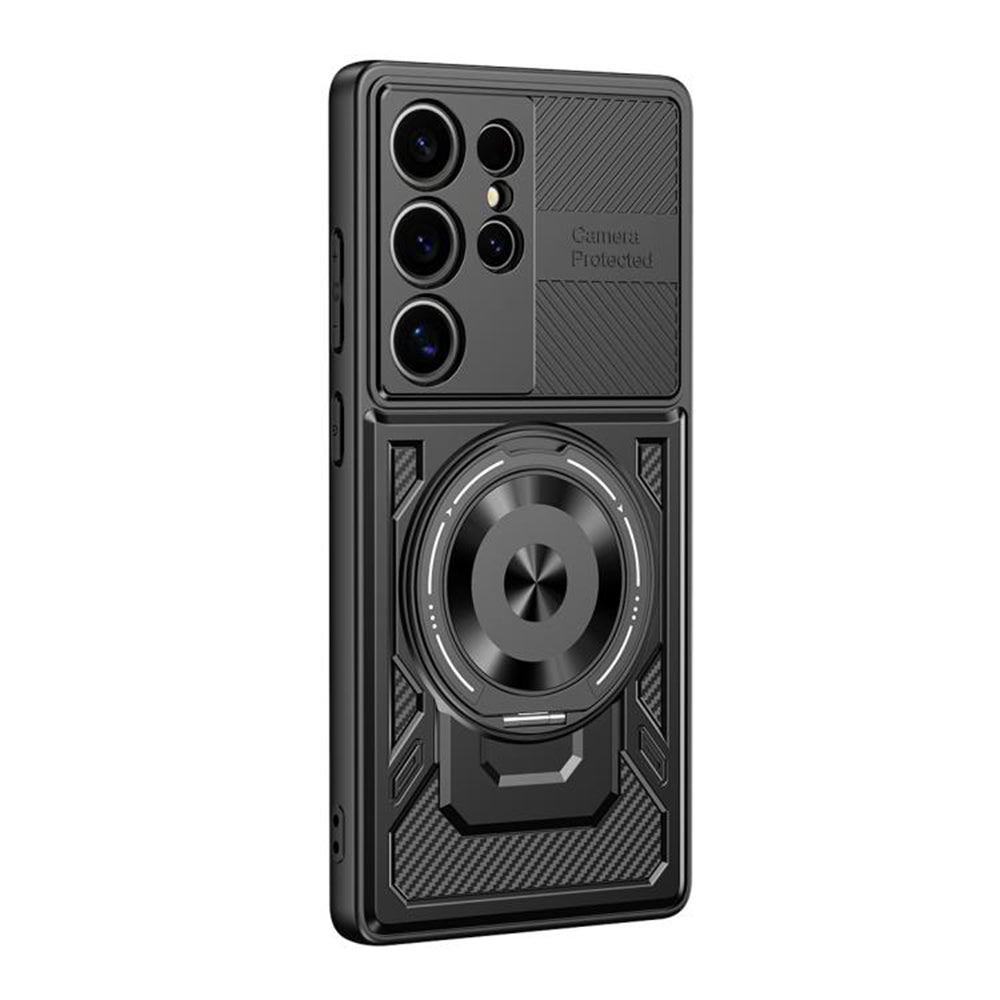Калъф за Samsung Galaxy S23 Ultra S918, Techsuit, RuggedCam, Черен