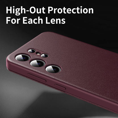 Калъф за Samsung Galaxy S23 Ultra S918, Techsuit, SmartView, Червен