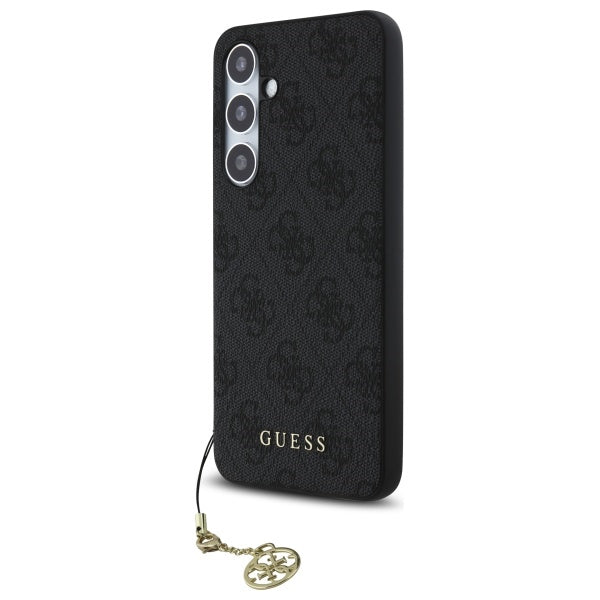 Калъф за Samsung Galaxy S24 FE S721, Guess, 4G Charm, Сив