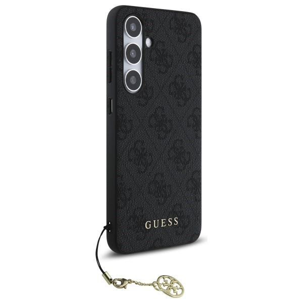 Калъф за Samsung Galaxy S24 FE S721, Guess, 4G Charm, Сив