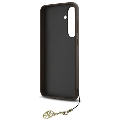 Калъф за Samsung Galaxy S24 FE S721, Guess, 4G Charm, Кафяв