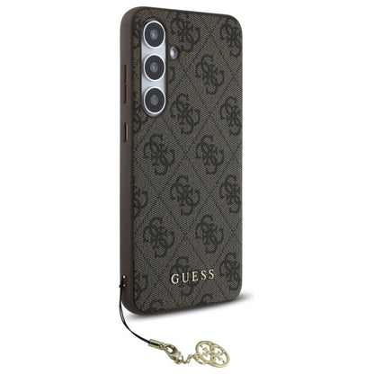 Калъф за Samsung Galaxy S24 FE S721, Guess, 4G Charm, Кафяв