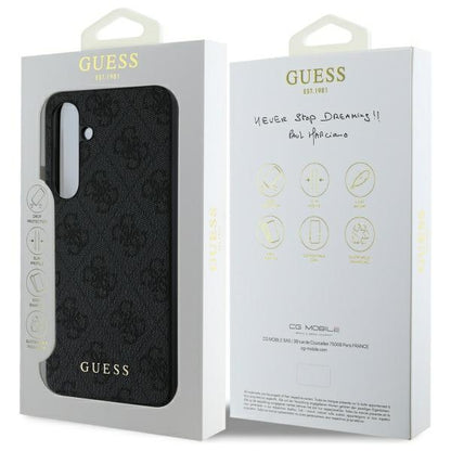 Калъф за Samsung Galaxy S24 FE S721, Guess, 4G Classic, Сив