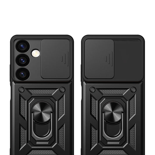 Калъф за Samsung Galaxy S24 FE S721, Techsuit, CamShield, Син