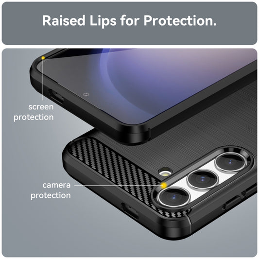 Калъф за Samsung Galaxy S24 FE S721, Techsuit, Карбон, Черен