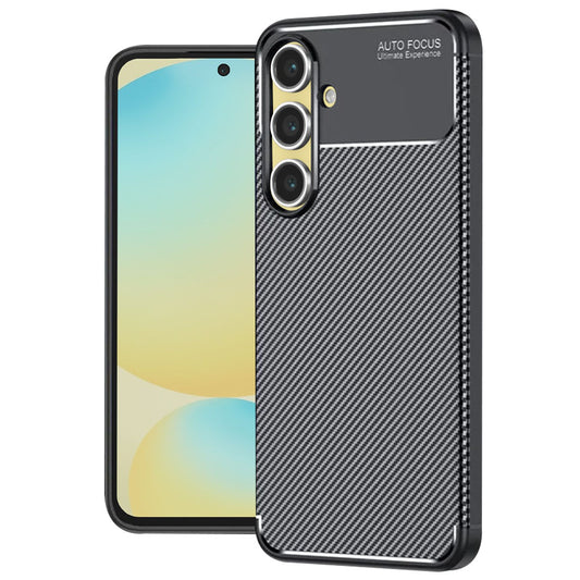 Калъф за Samsung Galaxy S24 FE S721, Techsuit, CarbonFiber, Черен