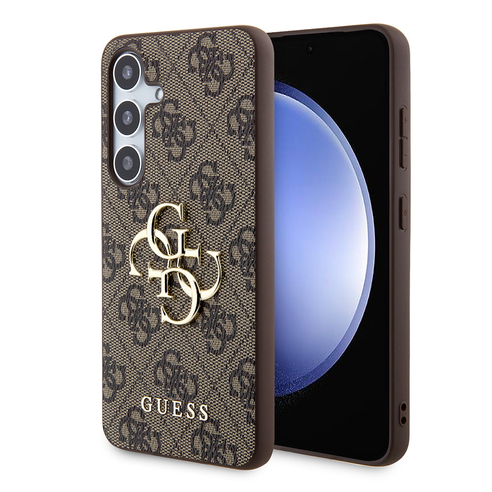 Калъф за Samsung Galaxy S24+ S926, Guess, 4G Big Logo, Кафяв