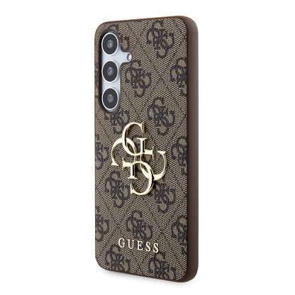 Калъф за Samsung Galaxy S24+ S926, Guess, 4G Big Logo, Кафяв