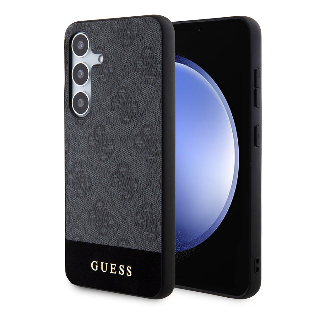 Калъф за Samsung Galaxy S24+ S926, Guess, 4G Stripe, Черен