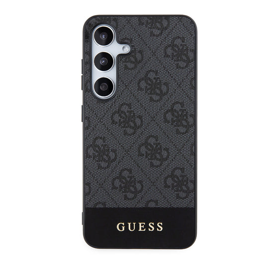 Калъф за Samsung Galaxy S24+ S926, Guess, 4G Stripe, Черен