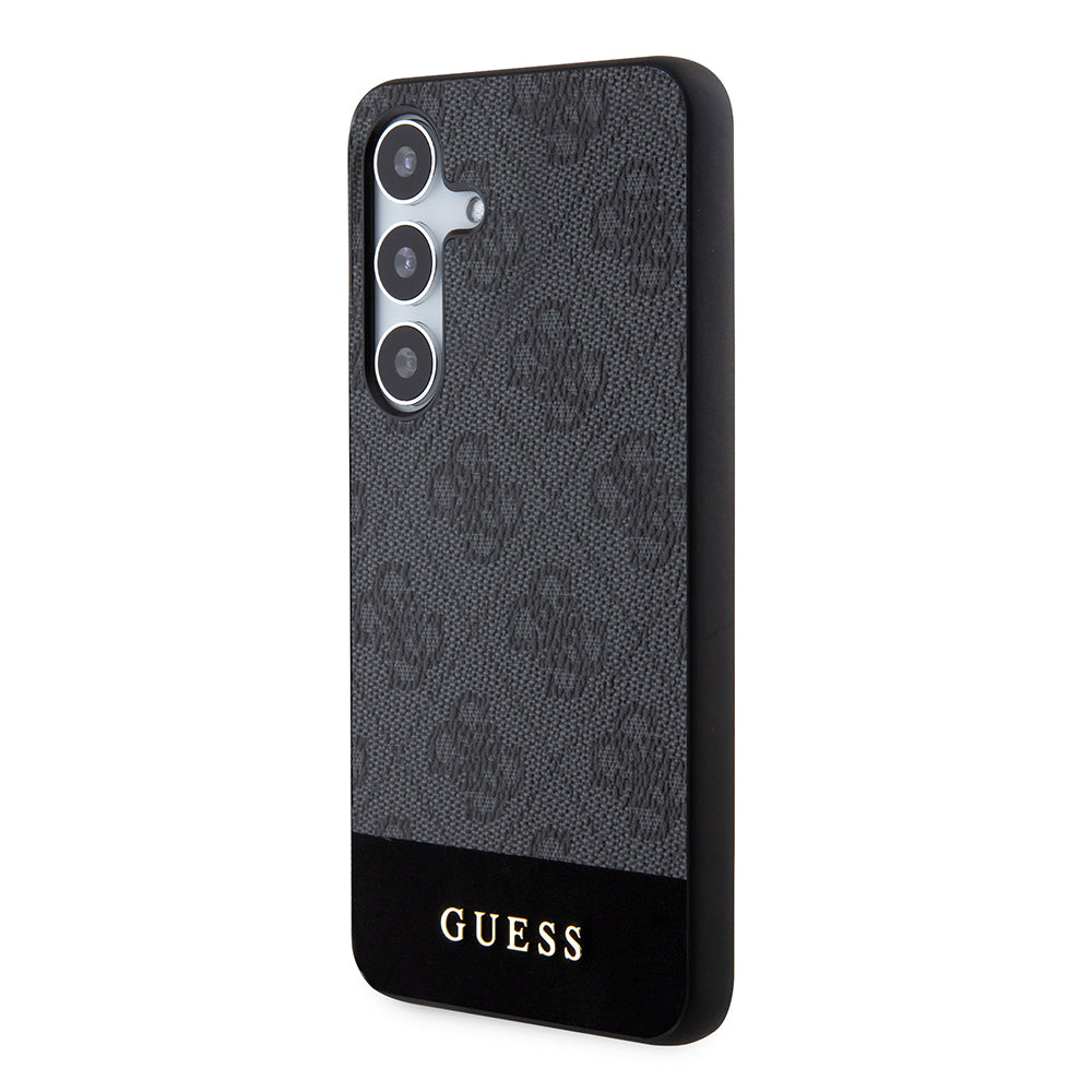 Калъф за Samsung Galaxy S24+ S926, Guess, 4G Stripe, Черен