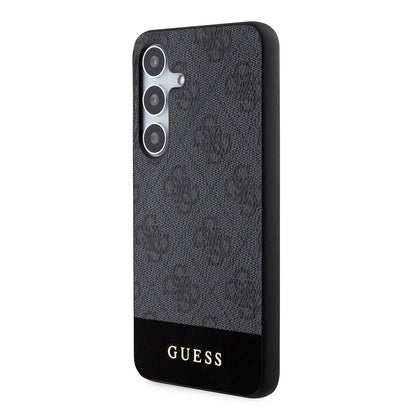 Калъф за Samsung Galaxy S24+ S926, Guess, 4G Stripe, Черен