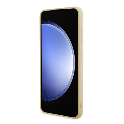 Калъф за Samsung Galaxy S24+ S926, Guess, Glitter Script, Златист