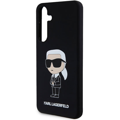 Калъф за Samsung Galaxy S24+ S926, Karl Lagerfeld, Silicone Ikonik NFT, Черен