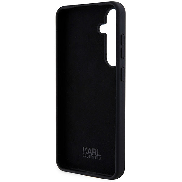 Калъф за Samsung Galaxy S24+ S926, Karl Lagerfeld, Silicone Ikonik NFT, Черен