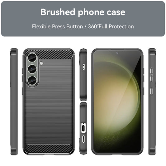 Калъф за Samsung Galaxy S24+ S926, Techsuit, Карбон, Черен