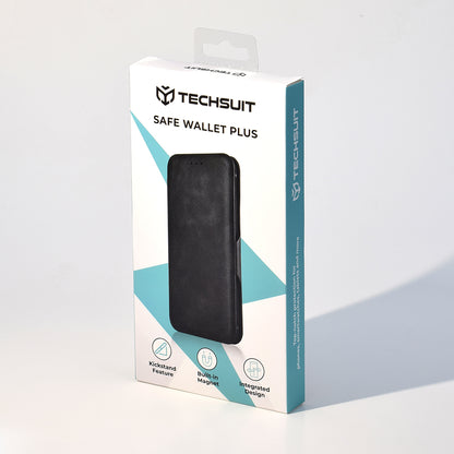 Калъф за Samsung Galaxy S24+ S926, Techsuit, Safe Wallet Plus, Черен