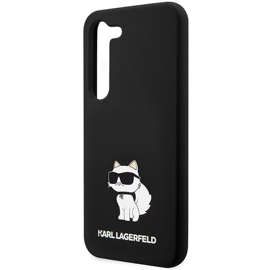 Калъф за Samsung Galaxy S24 S921, Karl Lagerfeld, Silicone Choupette NFT, Черен