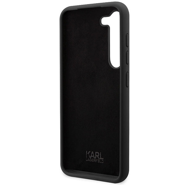 Калъф за Samsung Galaxy S24 S921, Karl Lagerfeld, Silicone Choupette NFT, Черен