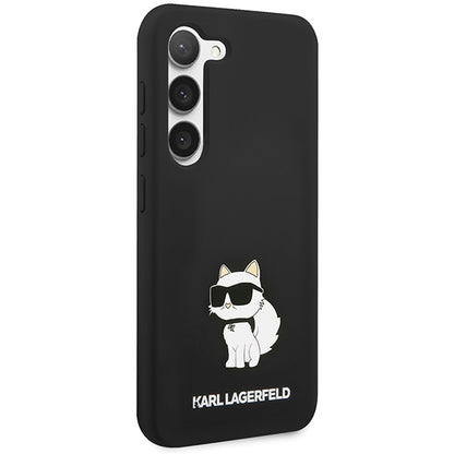Калъф за Samsung Galaxy S24 S921, Karl Lagerfeld, Silicone Choupette NFT, Черен
