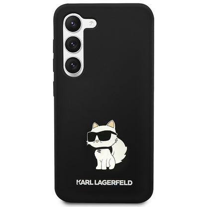 Калъф за Samsung Galaxy S24 S921, Karl Lagerfeld, Silicone Choupette NFT, Черен