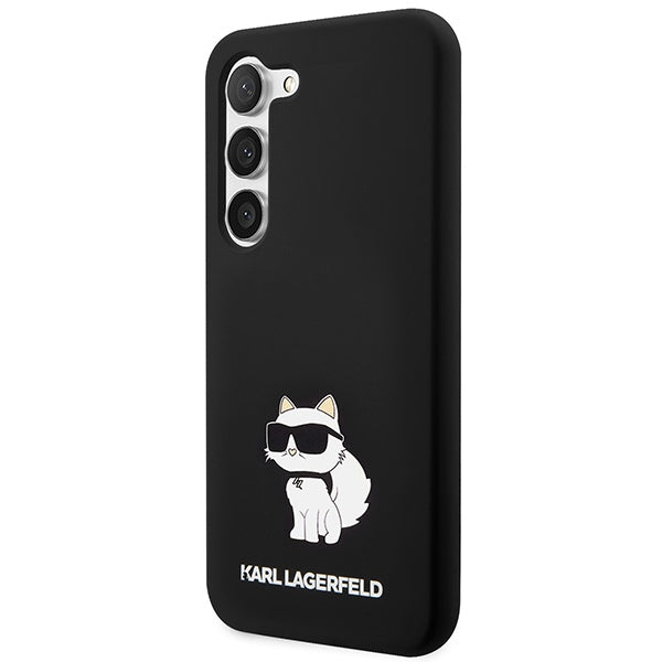 Калъф за Samsung Galaxy S24 S921, Karl Lagerfeld, Silicone Choupette NFT, Черен