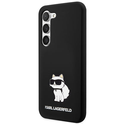 Калъф за Samsung Galaxy S24 S921, Karl Lagerfeld, Silicone Choupette NFT, Черен