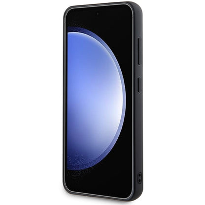 Калъф за Samsung Galaxy S24 S921, Karl Lagerfeld, Rhinestone Metal Plate, Черен