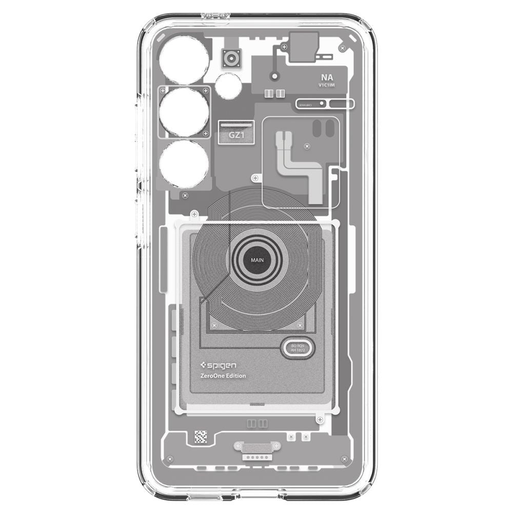 Case for Samsung Galaxy S24 S921, Spigen, Ultra Hybrid Zero One, White