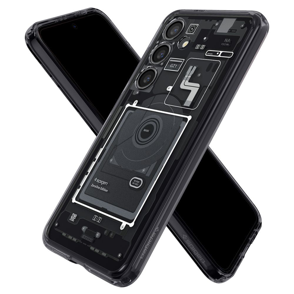 Калъф за Samsung Galaxy S24 S921, Spigen, Ultra Hybrid Zero One, Мат Черен ACS07350