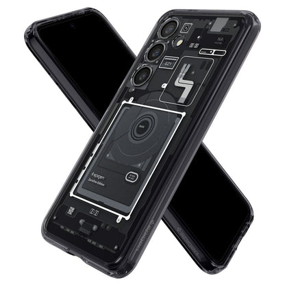 Калъф за Samsung Galaxy S24 S921, Spigen, Ultra Hybrid Zero One, Мат Черен ACS07350