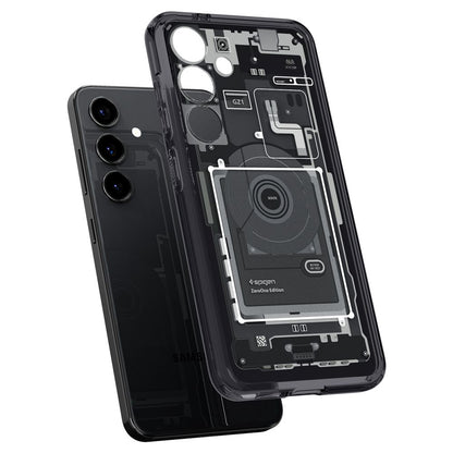 Калъф за Samsung Galaxy S24 S921, Spigen, Ultra Hybrid Zero One, Мат Черен ACS07350