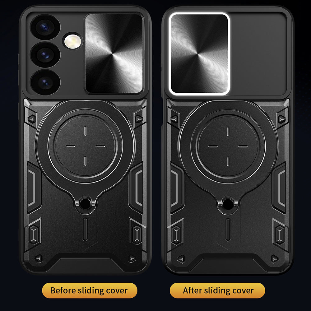 Калъф за Samsung Galaxy S24 S921, Techsuit, CamGuard Pro, Син