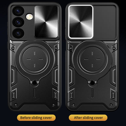 Калъф за Samsung Galaxy S24 S921, Techsuit, CamGuard Pro, Син