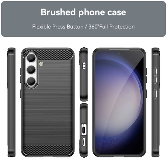 Калъф за Samsung Galaxy S24 S921, Techsuit, Карбон, Черен