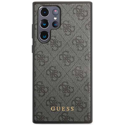 Калъф за Samsung Galaxy S24 Ultra S928, Guess, 4G Metal Gold Logo, Черен