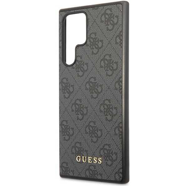 Калъф за Samsung Galaxy S24 Ultra S928, Guess, 4G Metal Gold Logo, Черен