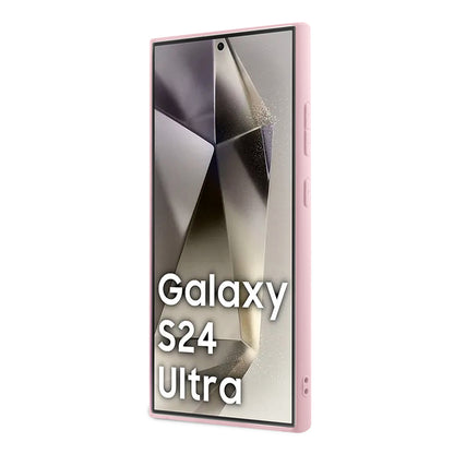 Калъф за Samsung Galaxy S24 Ultra S928, Guess, Glitter Script, Розов