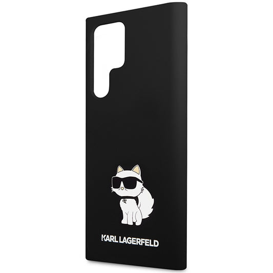 Калъф за Samsung Galaxy S24 Ultra S928, Karl Lagerfeld, Silicone Choupette NFT, черен
