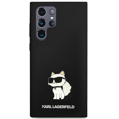 Калъф за Samsung Galaxy S24 Ultra S928, Karl Lagerfeld, Silicone Choupette NFT, черен
