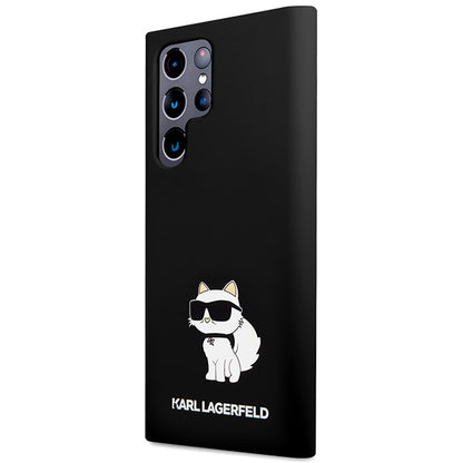 Калъф за Samsung Galaxy S24 Ultra S928, Karl Lagerfeld, Silicone Choupette NFT, черен