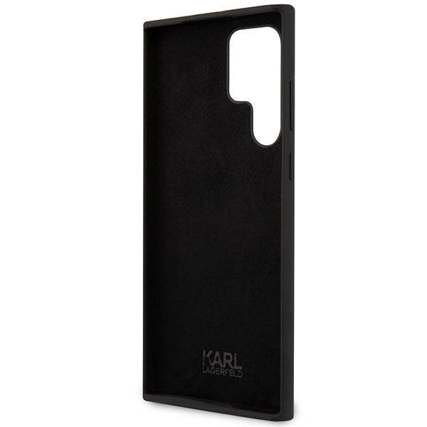 Калъф за Samsung Galaxy S24 Ultra S928, Karl Lagerfeld, Silicone Choupette NFT, черен